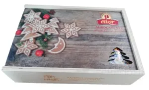 AGROKARPATY Kassette Elixier-Tee, Weihnachten aus Holz
