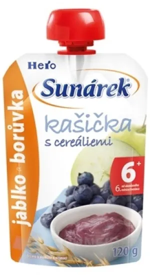 Sunárek Obstbrei mit Müsli