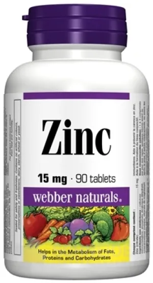Webber Naturals Zink 15 mg