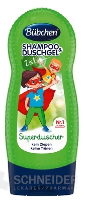 BUBCHEN KIDS SHP+SHOWER. GEL 2in1 SUPERHELD