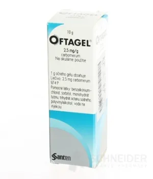 OFTAGEL 2,5 mg/g