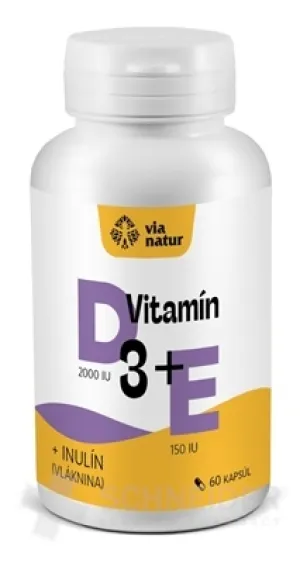 Via natur Vitamin D3+E+Inulin