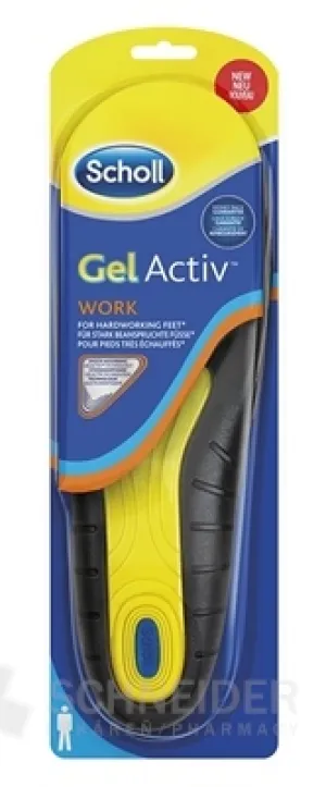 Scholl Gel-Einlegesohlen für Arbeitsschuhe – Herren