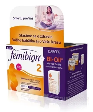 Femibion ​​​​2 Kys. Blatt und Metafolin + DHA + VIT.D3