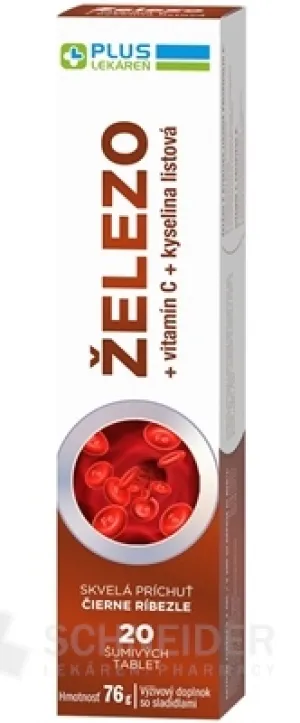 PLUS APOTHEKE Eisen + Vitamin C + Folsäure