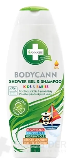 ANNABIS BODYCANN DUSCHGEL&amp;SHAMPOO KINDER&amp;BABYS