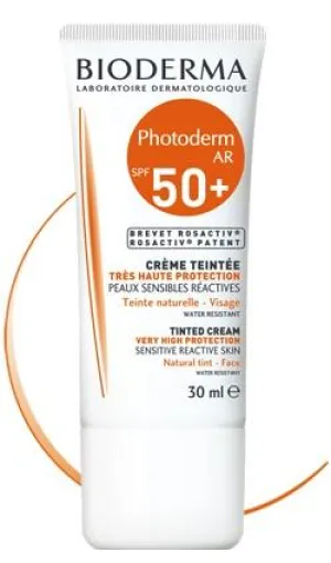 Bioderma Photoderm AR SPF50+ getönte Creme für Menschen mit vergrößerten Spiralen