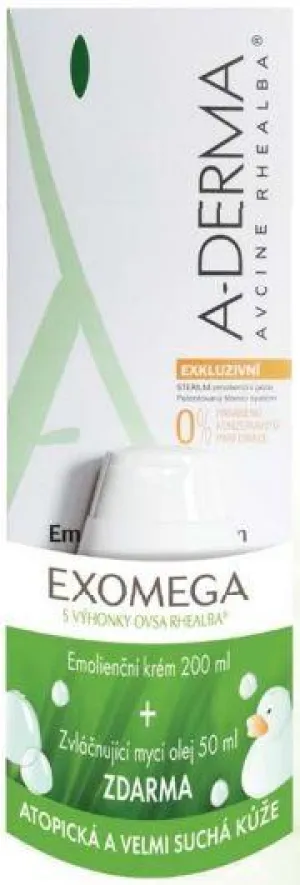 A-Derma Exomega Creme 200 ml + Waschöl 50 ml