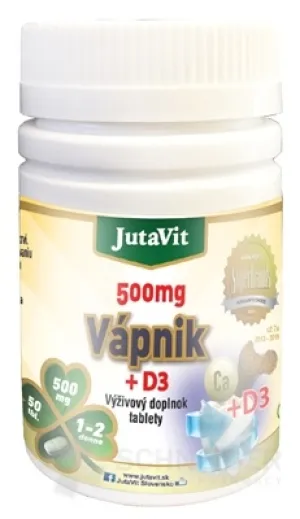 JutaVit Calcium 500 mg + D3