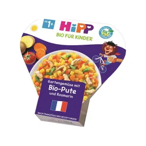 HIPP BIO Gemüse aus dem Garten mit BIO Putenfleisch