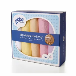 XKKO Bio-Baumwollwindeln Old Times Girls, 70x70, 5 Stk