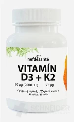 nicht fettendes VITAMIN D3 + K2