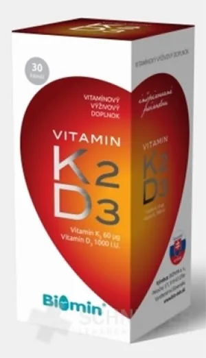 BIOMIN VITAMIN K2 + D3 SCHÜTZEN