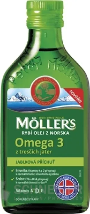 MOLLER'S Omega-3-FISCHÖL Apfelgeschmack