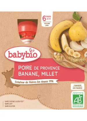 BabyBIO Birnen-Bananen-Hirse