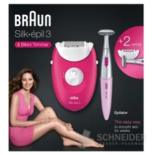 BRAUN Silk-Epil 3 3-420 &amp; Bikini-Trimmer