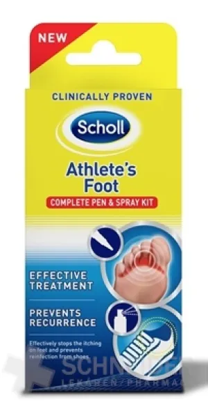 Scholl-Set. Behandlungsset athletischer Fuß