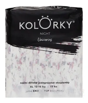 COLORS NIGHT Einhörner XL (12-16 kg)