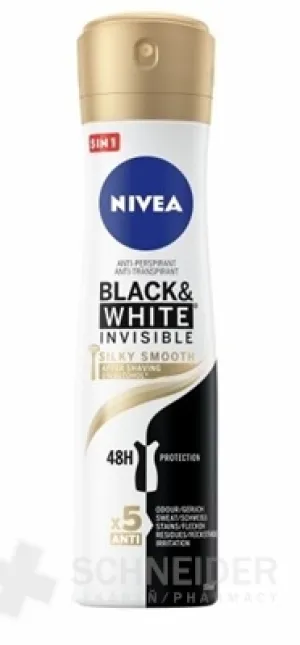 NIVEA Antitranspirant BLACK &amp; WHITE Seidig glatt
