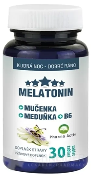 Pharma Activ MELATONIN + Passionsfrucht + Zitronenmelisse + B6