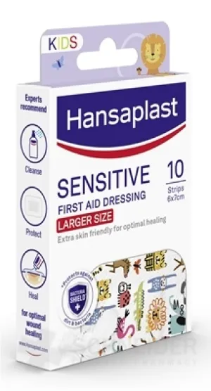 Hansaplast SENSITIV KIDS Tiere XL