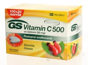 GS Vitamin C 500 mit Pfeilen