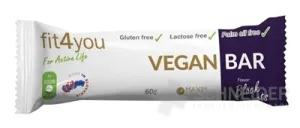 Fit4You VEGANER RIEGEL SCHWARZE JOHANNISBEERE